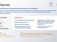 Cтарт III Всероссийской муниципальной премии «СЛУЖЕНИЕ» за 2025 год